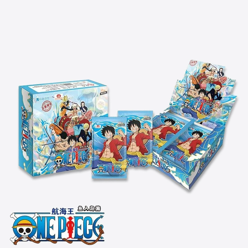 Официально лицензированные коллекционные карты One Piece, аниме, мультяшные карты One Piece, модные игрушки, карты, слепая коробка, оригинальная коробка, оптом.