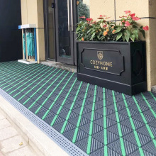 三合一地垫EVA塑料防滑红色拼接毛刷酒店商场大门口室外组合地毯