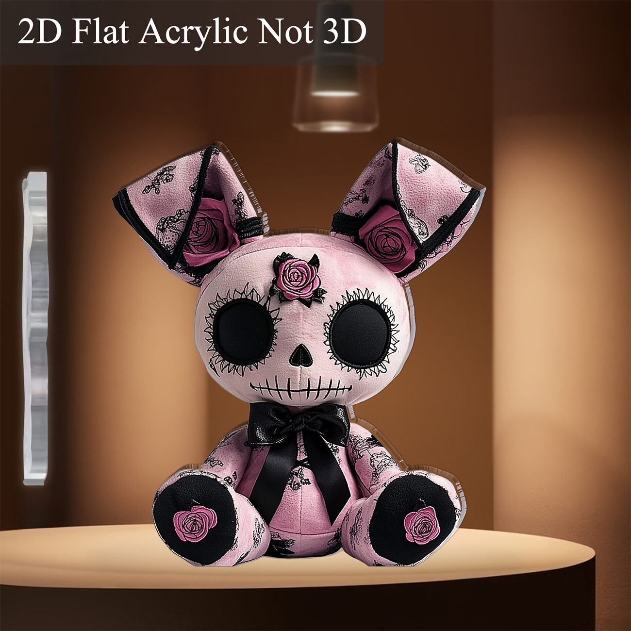 Nuevos productos transfronterizos de Halloween estilo oscuro acrílico plano 2D decoración de escritorio decoración para el hogar decoración de vacaciones
