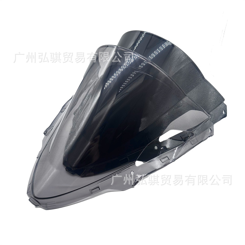 Suitable for 24 Kawasaki Zx6R Windshields Zx-6R Competitive 636 Windshield Modification Imported Pc Glass Deflector Hood Heightening