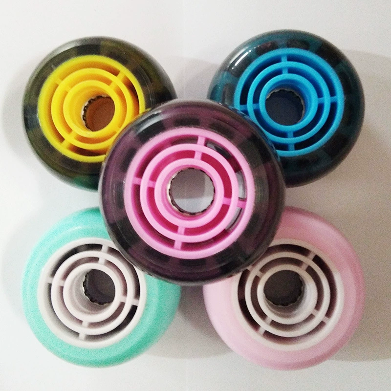 PU колеса производитель скутер аксессуары 80*45 мм вспышка колесо прозрачное колесо Детский самокат заклинателя