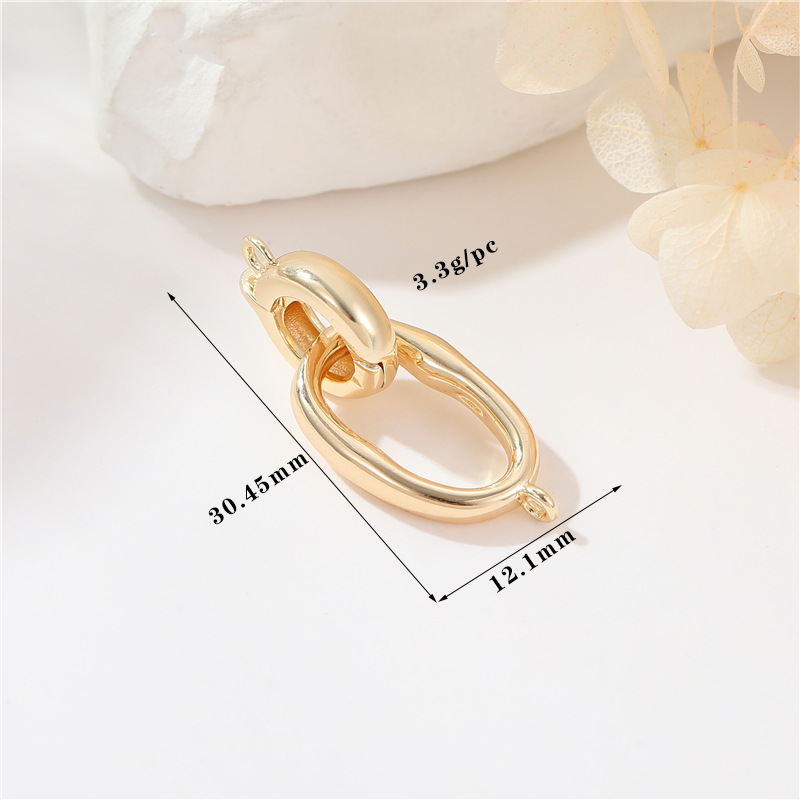 1 Piece Copper Zircon Solid Color Simple Style display picture 5