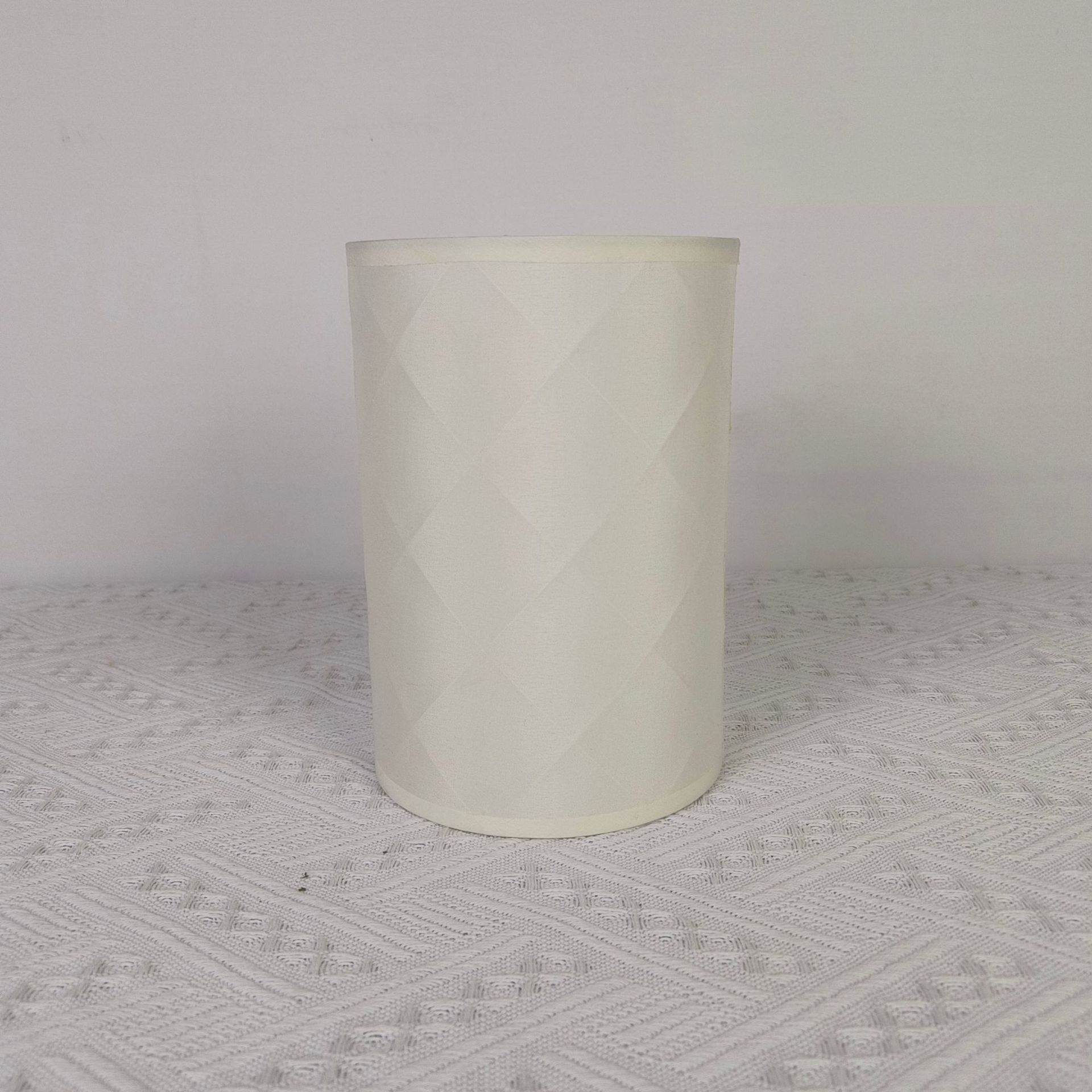 Transfronterizo en stock nuevo diamante redondo recto TC pantalla de tela lámpara de mesa lámpara de pared multi-función shading Shell