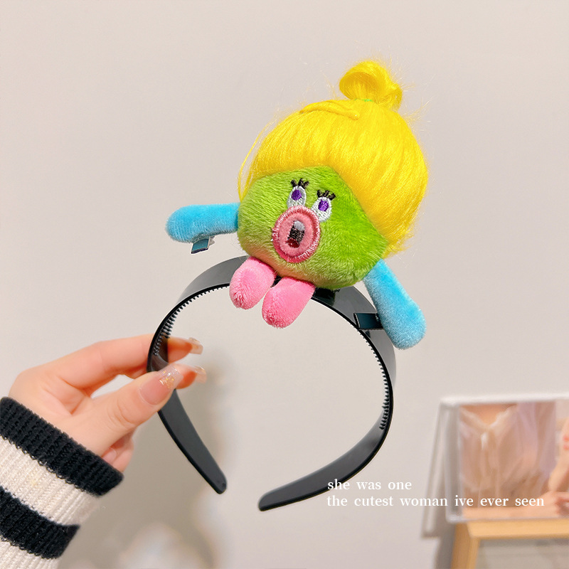 Diadema de cabello amarillo dopamina