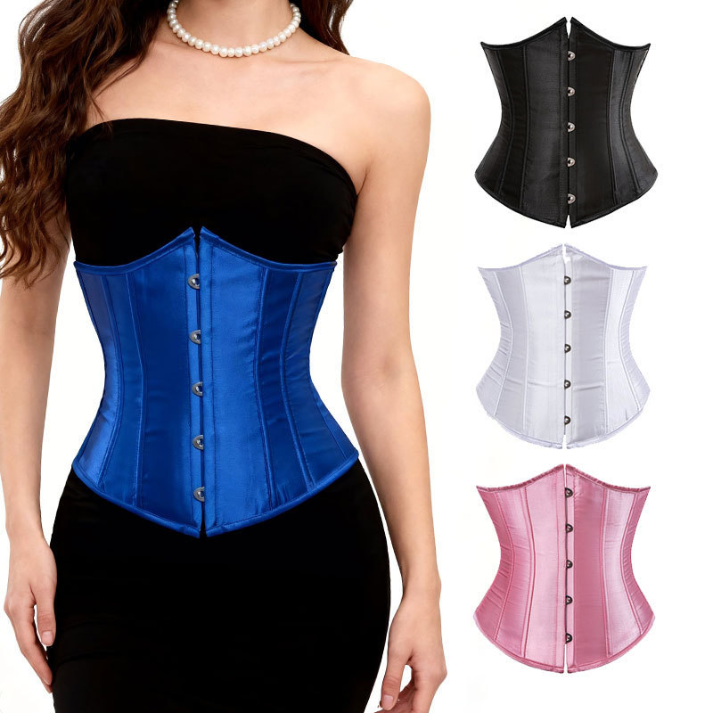 European and American Plus-Size Court-Style Shapewear Wedding Lingerie Waist Cincher Postpartum Tummy Control Corset Body Shaper