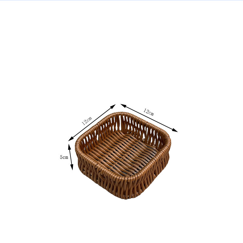 仿藤刀叉勺子沥水篮面包水果篮家用厨房筷子篮西餐厅餐具收批发|undefined