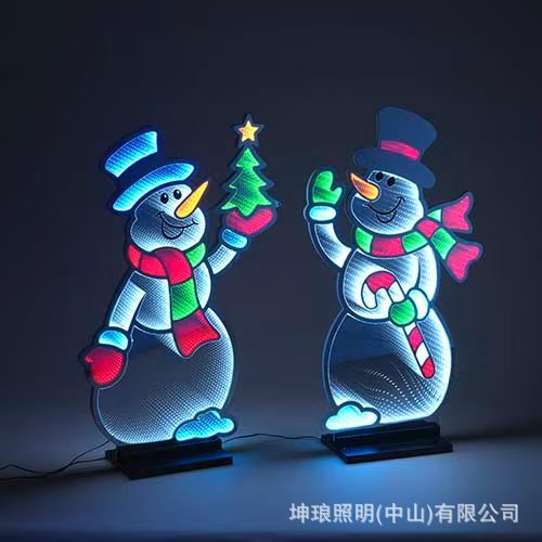 新しいアビスミラー千層ミラークリスマス雰囲気ライトクリエイティブパーティーギフト装飾ライト風景照明ライト|undefined
