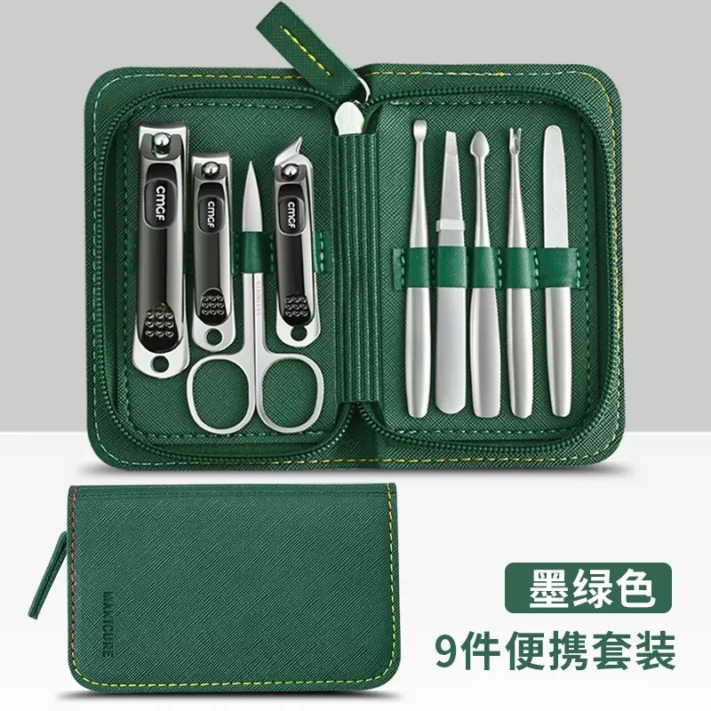 Kit de herramientas Pedicer Uña cuchara de orejas cortadoras de uñas 9 pinzas de uñas Nail groove Nail Cutter Set Regalo image 14