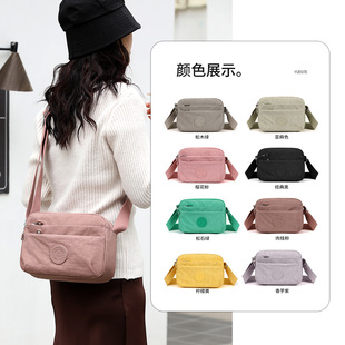 Wide Shoulder Strap Crossbody Bag Women's Washed Cloth Bag 2025 Autumn and Winter New Women's Bag Cross-Border Casual Mom Bag Shoulder Bag
