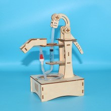 学生diy科学小手工压抽水机井 儿童科技实验可玩教具杠杆原理拼装