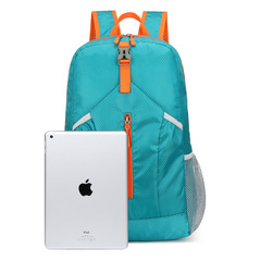 Cross-border new outdoor waterproof foldable sports backpack large capacity lightweight travel storage backpack logo