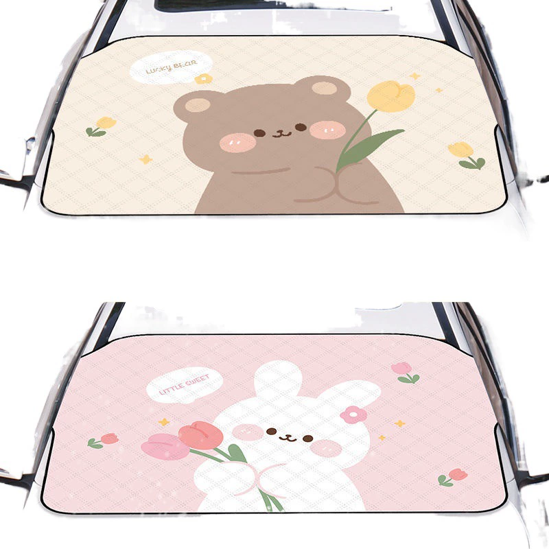 Windproof glass cartoon cute summer protecting mask, sun protection