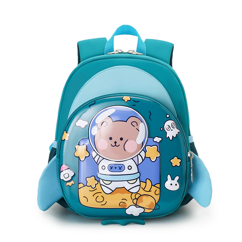Mochila de jardín de infantes 3 - 6 años de edad Mochila para niños, mochila de cartón de dibujos animados, mochila de cáscara dura para niños y niñas