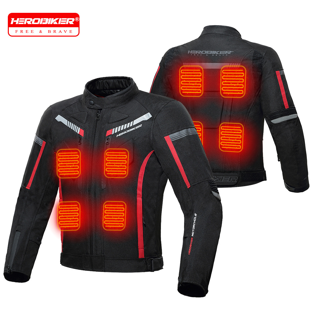 Ropa de Motociclismo para las Cuatro Estaciones, Chaqueta Impermeable y Cálida para Motociclistas, Ropa de Carreras de Bicicleta de Montaña Todoterreno