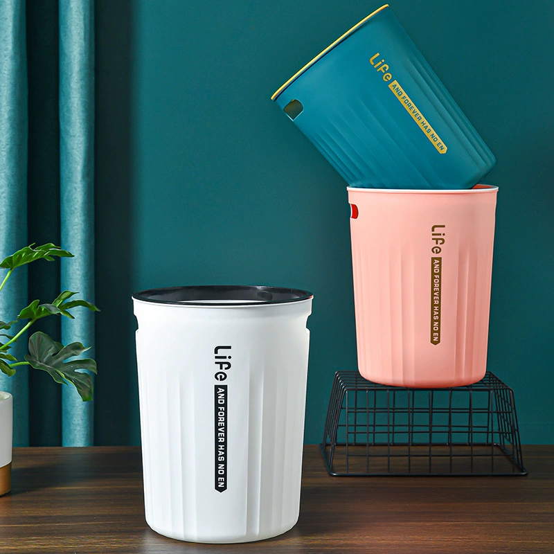 Handheld plastic creative garbage can for commercial use, increased thickness