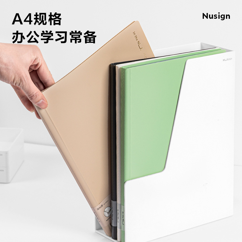 Nueva Zelanda NS517 Libro de datos de espalda suave Carpeta A4 Libro de datos de inserción transparente Bolsa de almacenamiento multicapa de 30 páginas