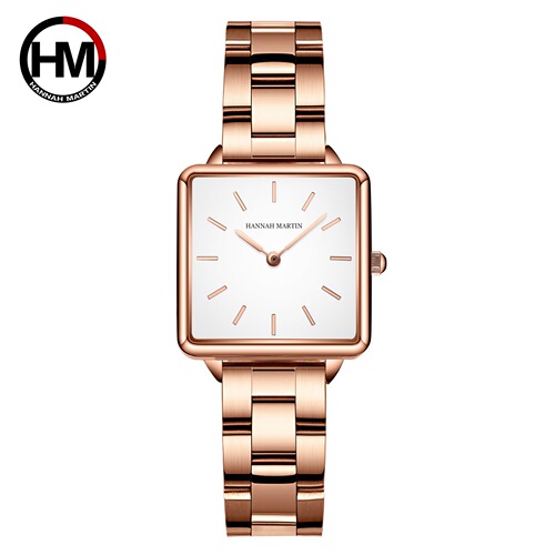 Light luxury Korean style small square watch women's watch ins style simple temperament square casual versatile forest style Hong Kong style women's watch