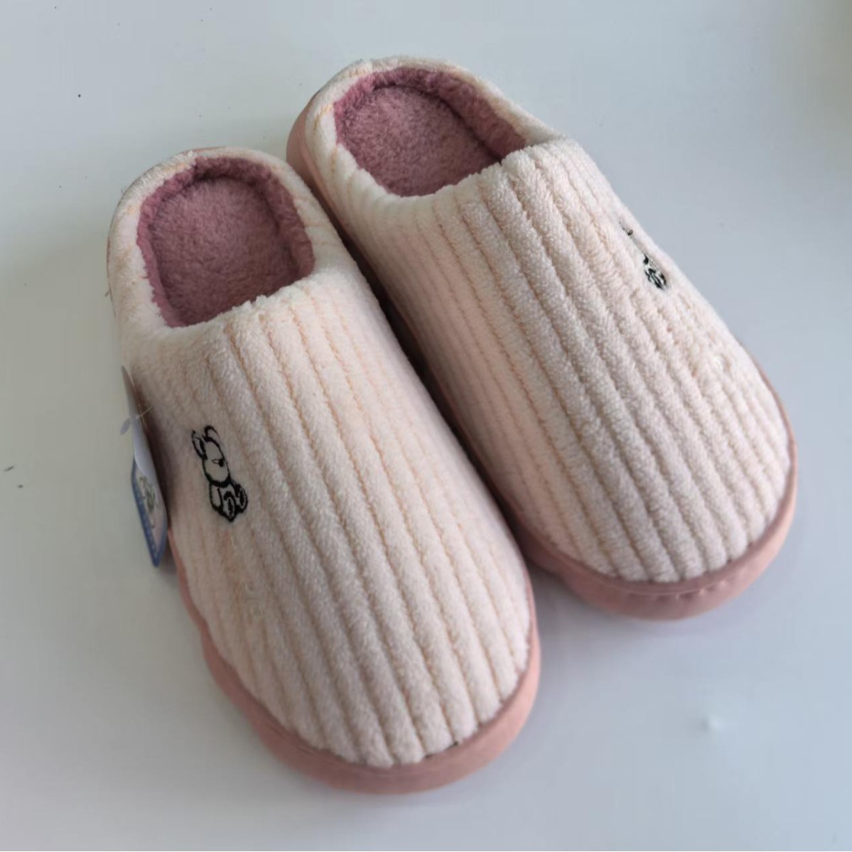 Zapatillas de algodón Cixi damas primavera / otoño / invierno para el hogar antideslizante para parejas para el hogar cálido invierno peluche hombre