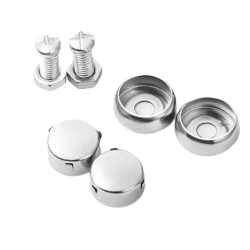 电动车摩托车牌螺帽车牌扣牌照框架卡扣机动车号牌牌照架免拆安装