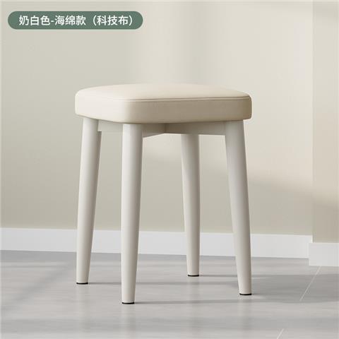[테크니컬 천 시트쿠션] 화이트 다리 - 밀크 화이트 - 스펀지 스타일