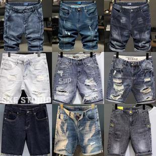 Летняя джинсовая юбка, шорты, трендовые штаны в стиле хип-хоп, популярно в интернете, оверсайз, в корейском стиле