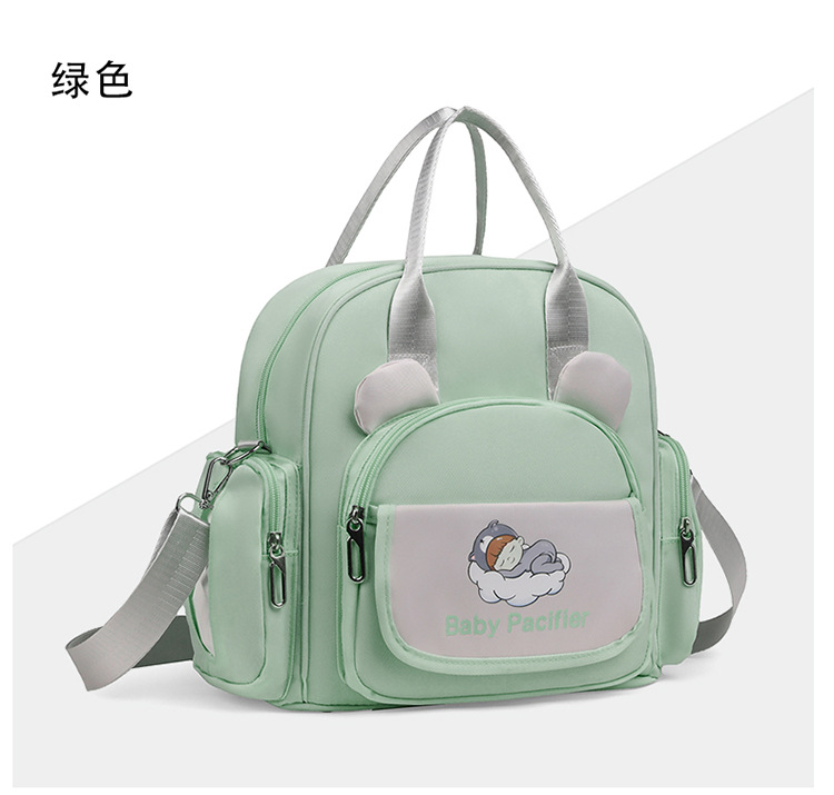 Cartoon lightweight outdoor mommy bag, hand-held backpack, multi-functional outdoor single-shoulder casual and versatile crossbody bag undefined
