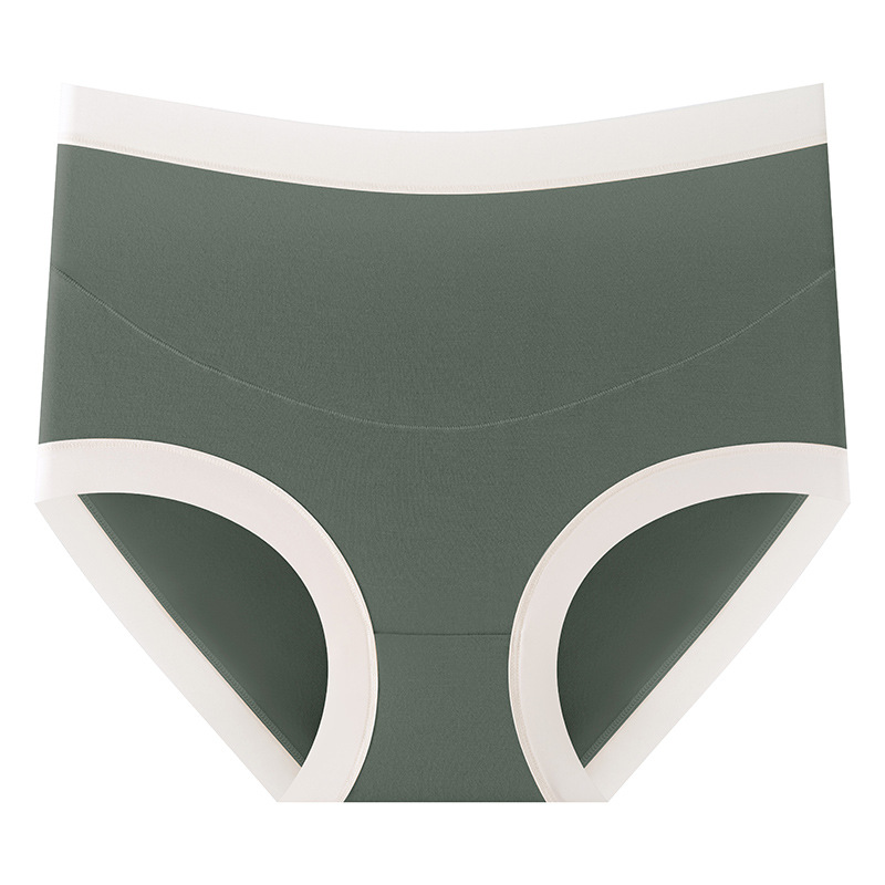 Pantalones interiores de embarazo, algodón antibacteriano, entrepierna transpirable, cintura alta, abdomen, pantalones de tamaño grande