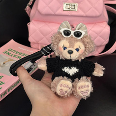 ミツバチ犬バッグキーホルダー携帯電話ケースバッククリップ斜め掛けストラップリボン人形飾り女子用品スイートフェイス