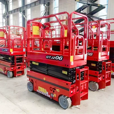 Self-Propelled Lift Platform, Electric Avtomobil fırlanan platformaları