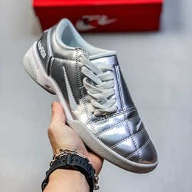 莆田外贸鞋Magia T90足球风运动鞋男Shox休闲鞋女厚底增高老爹鞋