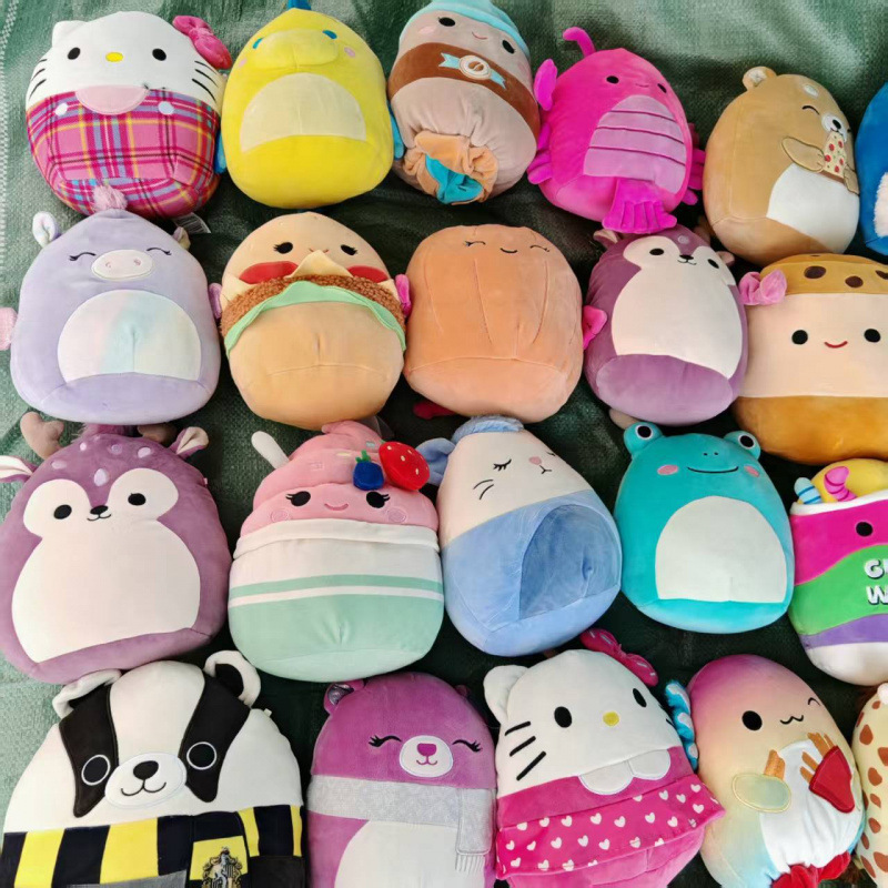 Clearance of Cute Cartoon Plush Toys, Elastic Cotton Dolls, Doll Machine Dolls, Wedding Throwing Event Gifts