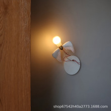 北欧风德国壁灯中古法式创意艺术天使翅膀小鸟壁灯客厅卧室床头灯