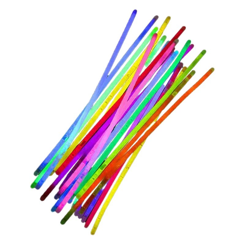 Светящиеся палочки, детские игрушки, одноразовые светящиеся палочки, реквизит для ежегодных встреч, концертов, танцев на открытом воздухе, разноцветные