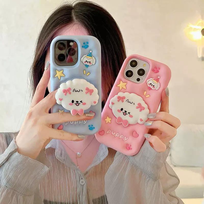 Совместимый чехол Apple для iPhone 17, трубка, мультфильм чехол, iPhone12 Pro, 17promax, iphone, 14/13/12