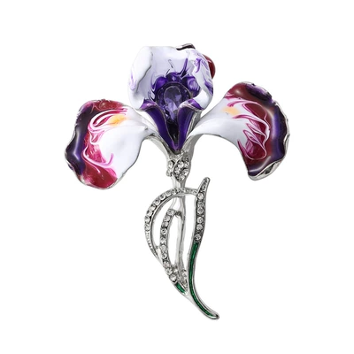 Retro Chinese-Style Iris Flower: Yaxa sancaqları