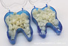 Dental material temporary crown oral porcelain teeth temporary crown crown front and rear teeth