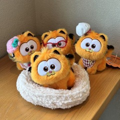 正版Garfield加菲猫包挂件毛绒公仔加菲猫玩偶挂饰书包钥匙扣女生
