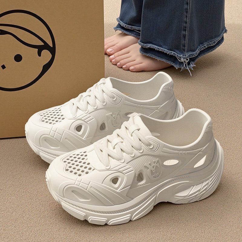 Women's Summer Clogs, Thick-Soled Sandals, Trendy Breathable Beach Shoes, Outdoor Closed-Toe Slippers Wholesale