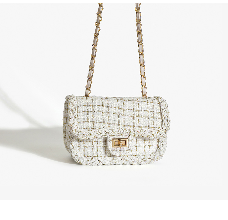 Women's Woolen Crossbody Bag Small Shoulder Bag Elegant Design_voghion.com