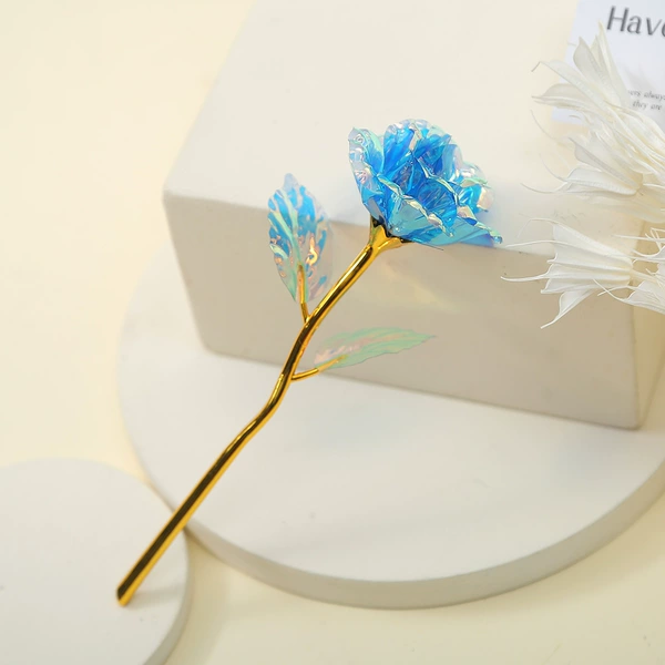 Small, blue