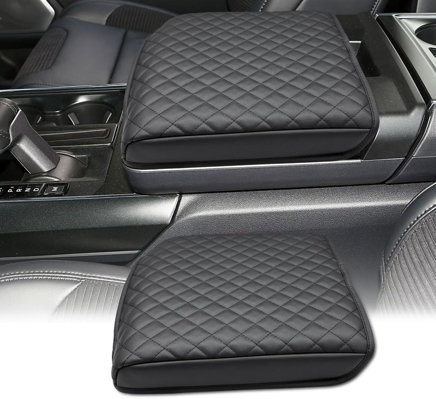 Suitable for 21-23 Ford F150 Armrest Box Heightening Pad Cross-Border Car Storage Interior Renovation and Repair