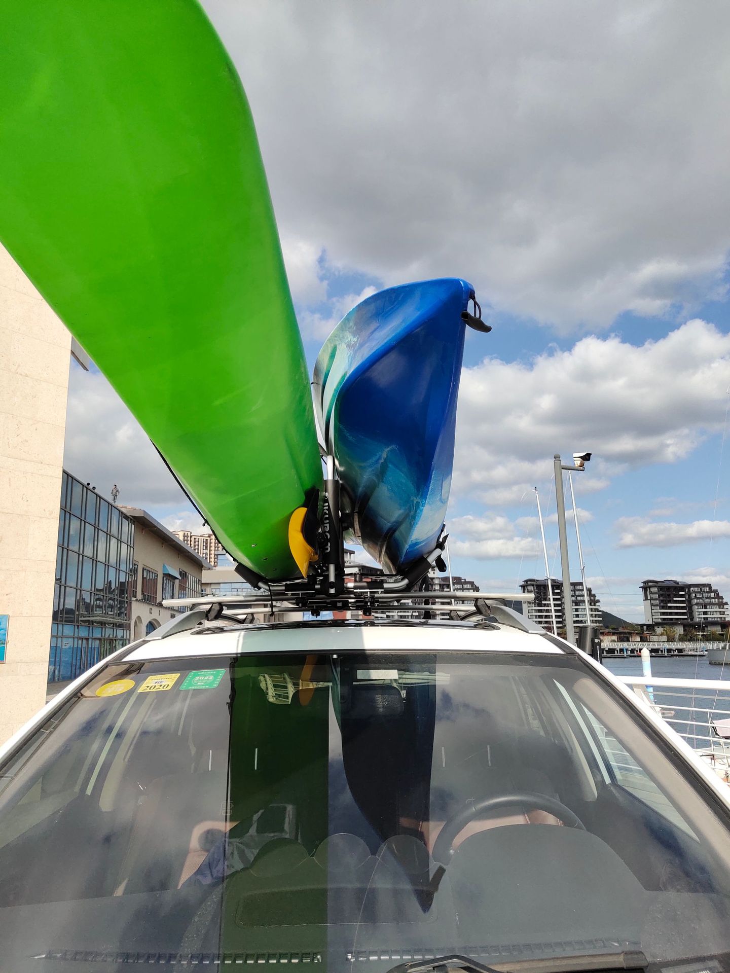 Kayak Roof Rack Carrier Foldable with Paddle Buckle