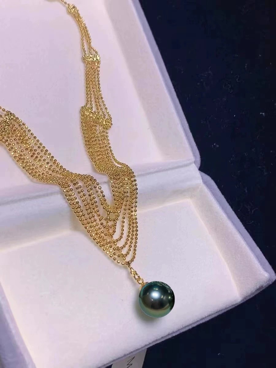 Collar de encaje, collar de perlas, collar de encaje clásico, cuentas de concha, colgante de nácar, suministro de transmisión en vivo femenino al por mayor