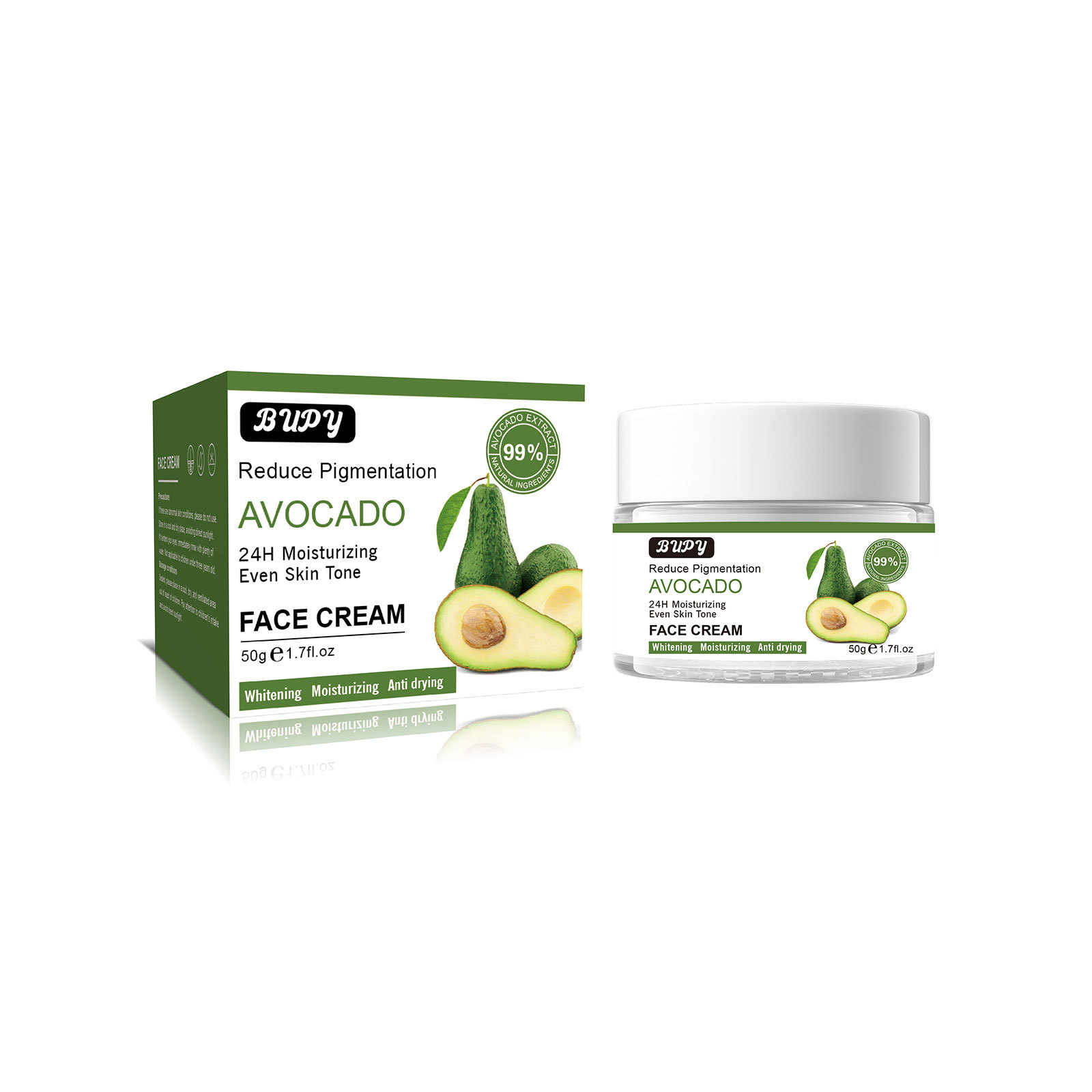 moisturizes, BUPY avocado fades fine lines, prevents aging, softens skin, tightens, moisturizes essence face c_voghion.com