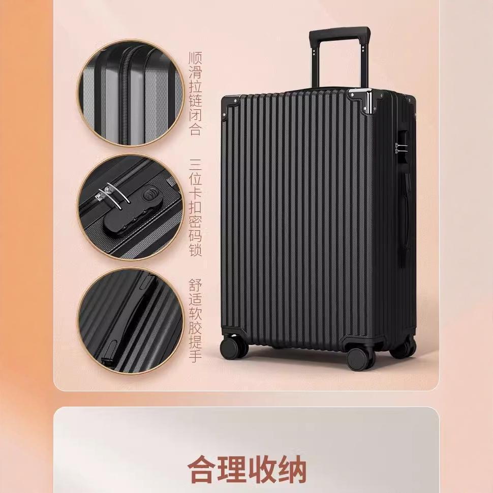 Maleta de mujer red retro 20 pulgadas pequeña caja de viaje 24 pulgadas maleta de estudiante