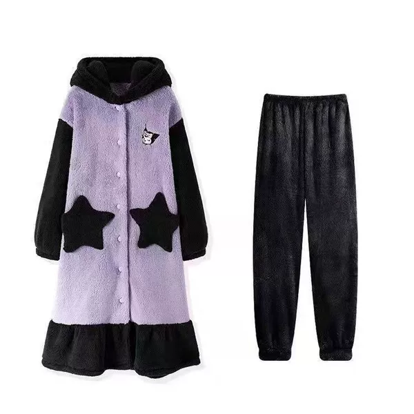 Cuolomi robe and pants with pants