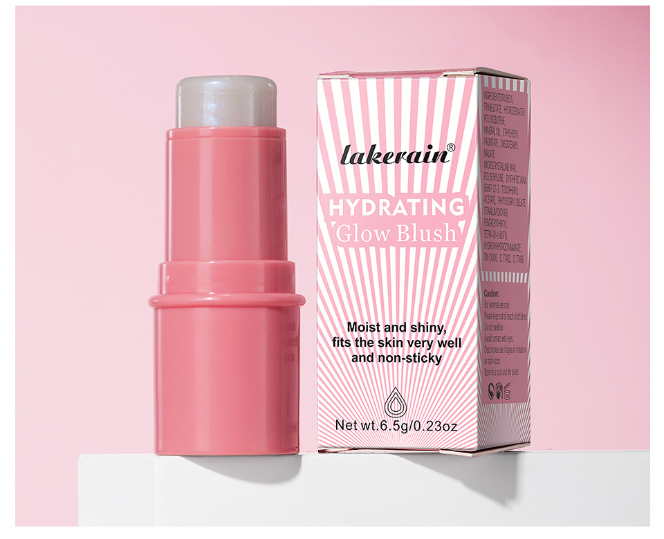 lakerain Water Glow Blush Cross-border Beauty color-enhancing Blush Stick undefined