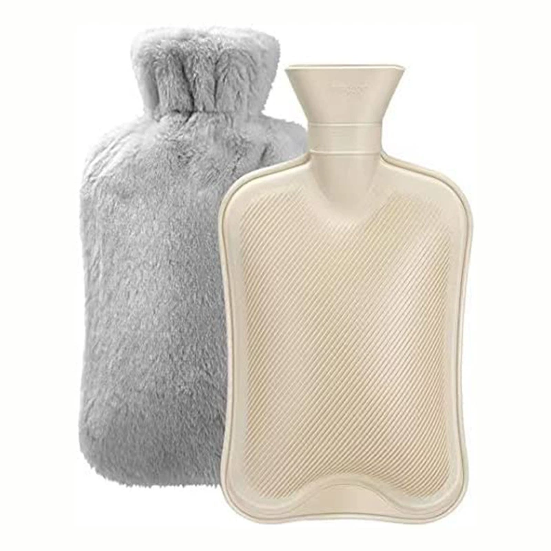 Cross-border supply water-filled water-inflated hot water bag rubber plush warm hand bag hot water bottle warm water treasure