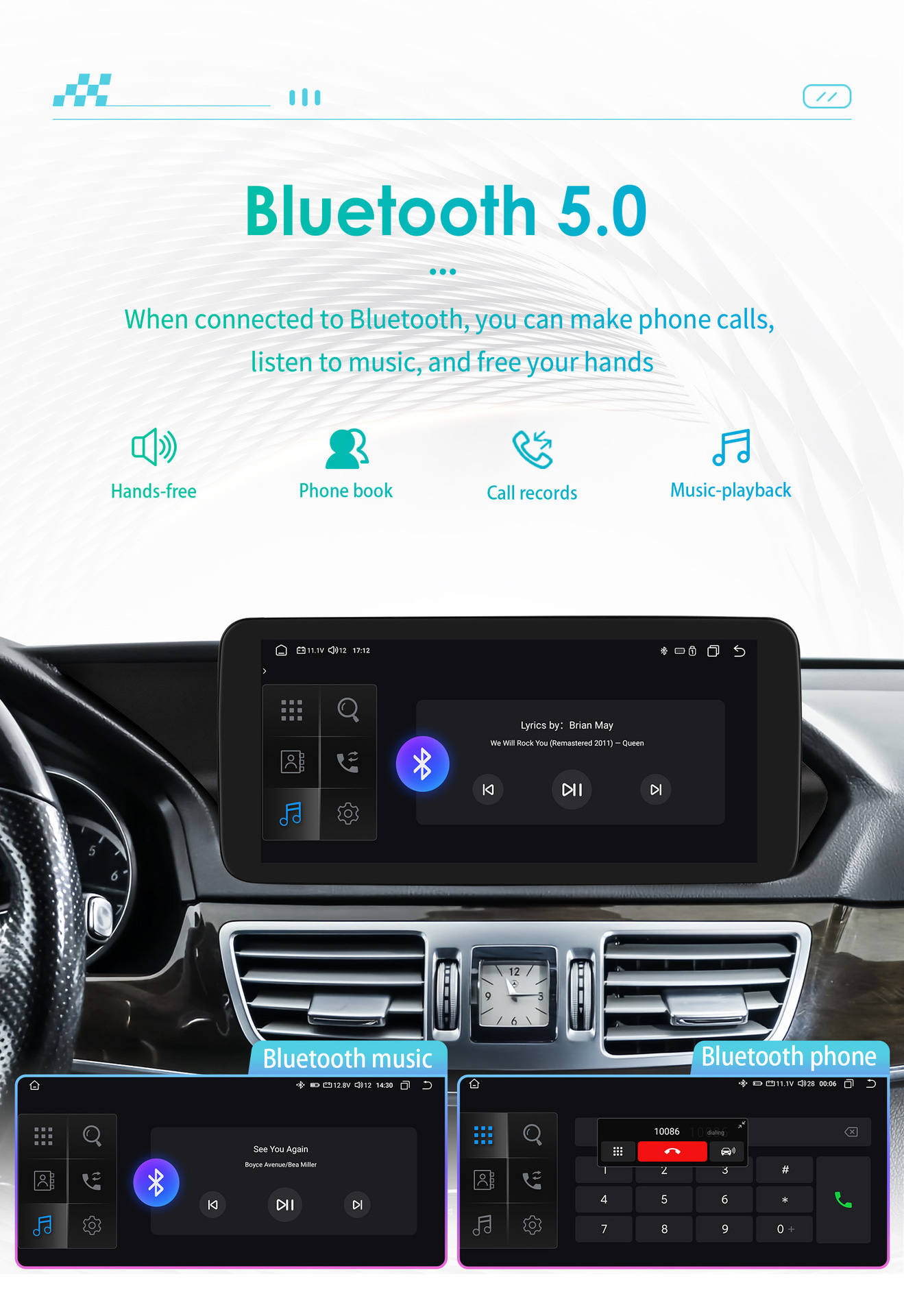 Suitable for 15-16 Mercedes-Benz E-Class W212 E200 E230 E260 E300 S212 car navigation GPS