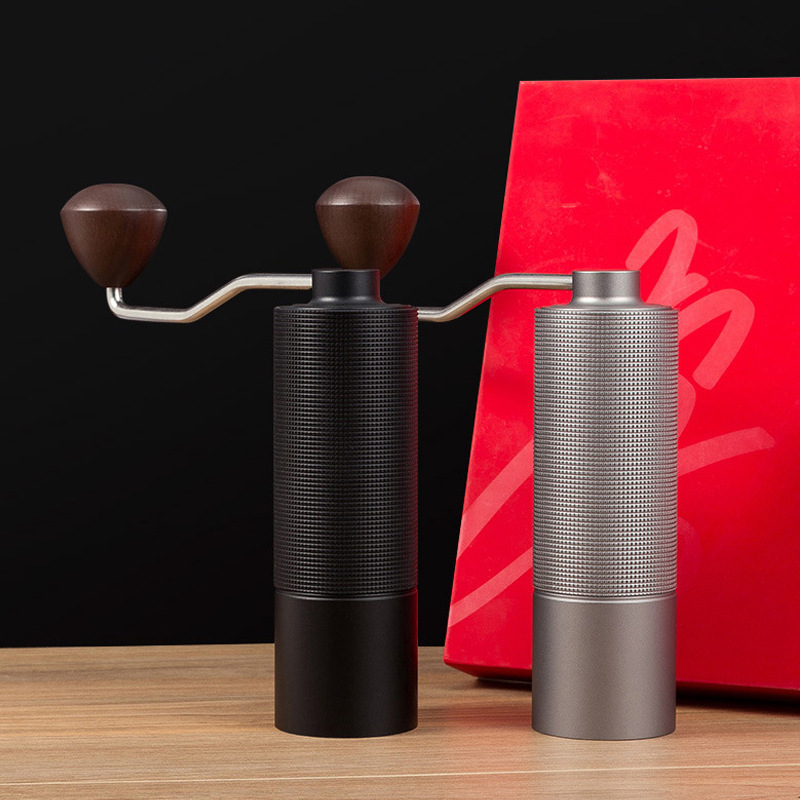 C2/C3S Manual Coffee Grinder Tool Italian Manual Grinder Hand Brewing Machine Home Hand Grinder Checkered Pattern